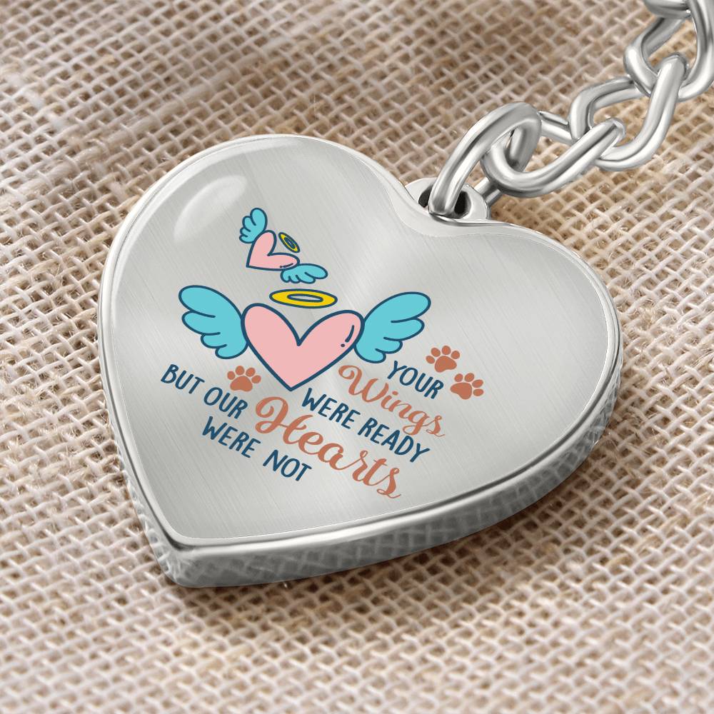 Your Wings Were Ready But Our Hearts Were Not | Pet Necklace