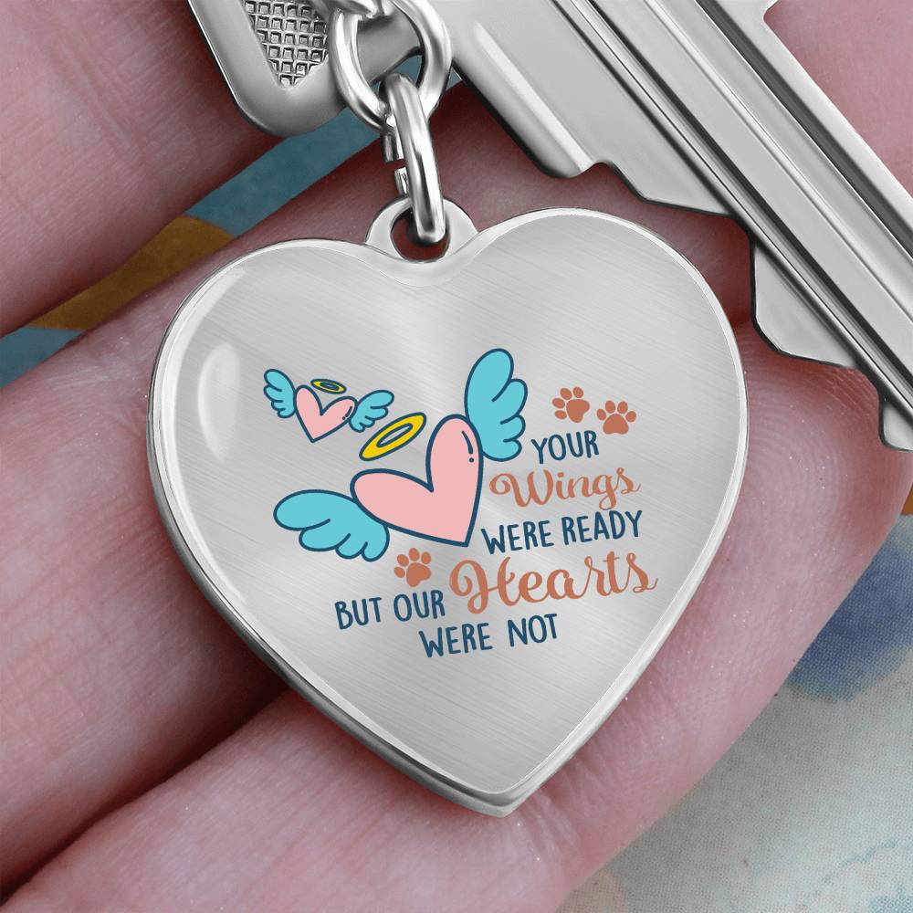 Your Wings Were Ready But Our Hearts Were Not | Pet Necklace