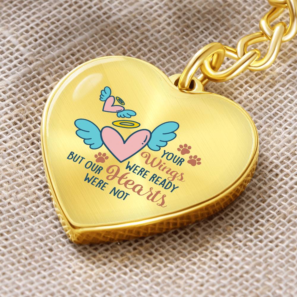 Your Wings Were Ready But Our Hearts Were Not | Pet Necklace