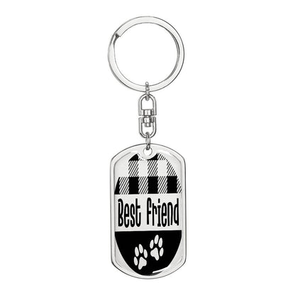 Pet Lover | Dog Tag Keychain