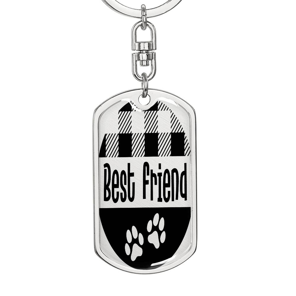 Pet Lover | Dog Tag Keychain