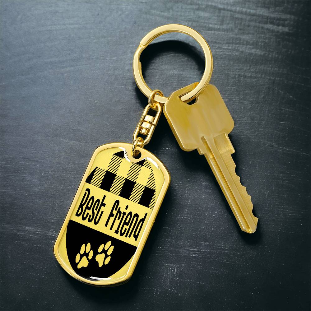 Pet Lover | Dog Tag Keychain