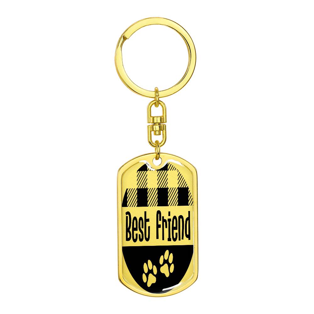 Pet Lover | Dog Tag Keychain