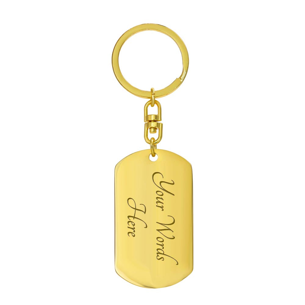 Pet Lover | Dog Tag Keychain