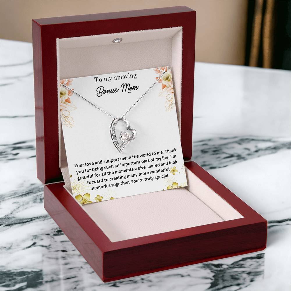 To My Amazing Bonus Mom | You Are Truly Special | Pendant Necklace