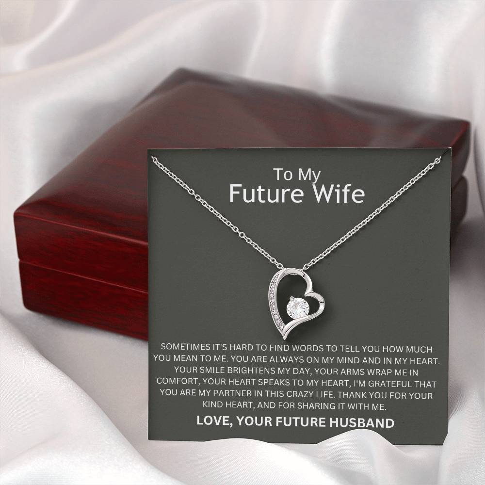 To My Future Wife | Thank You For Your Kind Heart | Pendant Necklace