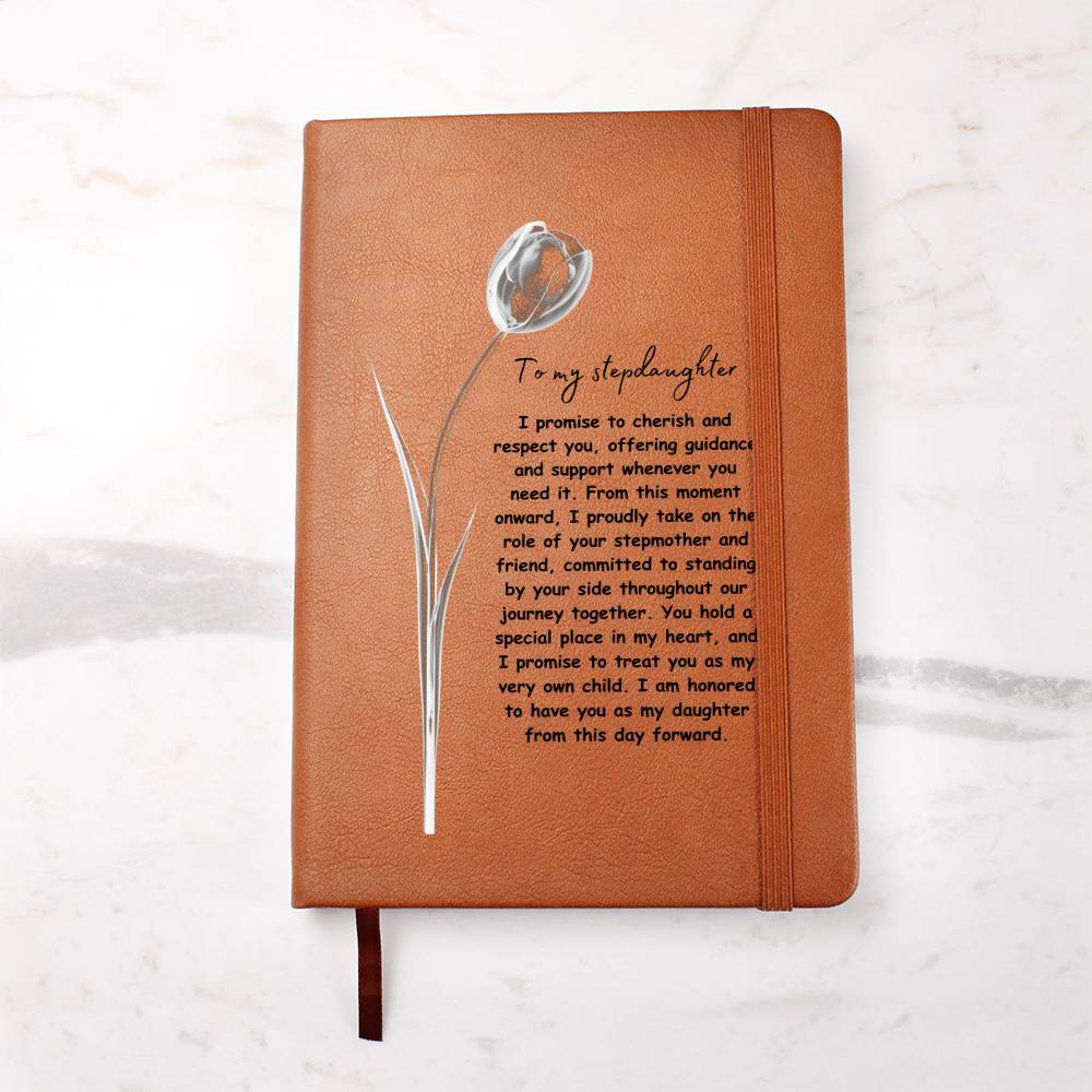 To My Stepdaughter | I Promise To Cherish You | Journal Gift