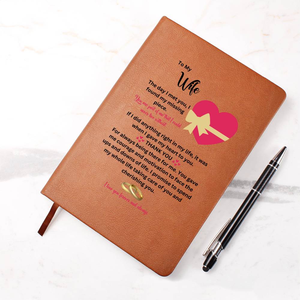 To My Wife | You Gave Me Courage | Journal Gift