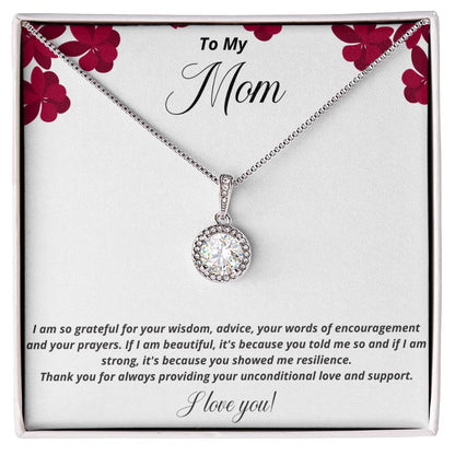 To My Mom | I Am So Grateful For Your Wisdom | Jewelry Necklace