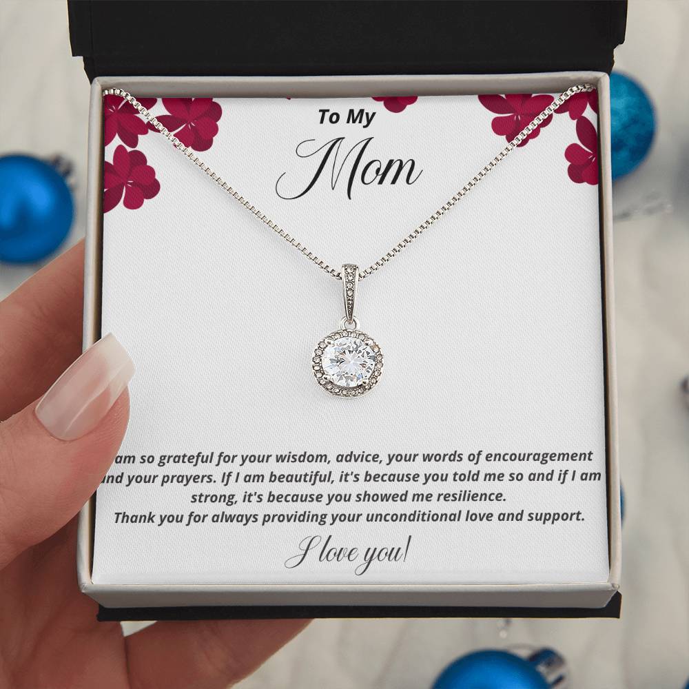 To My Mom | I Am So Grateful For Your Wisdom | Jewelry Necklace