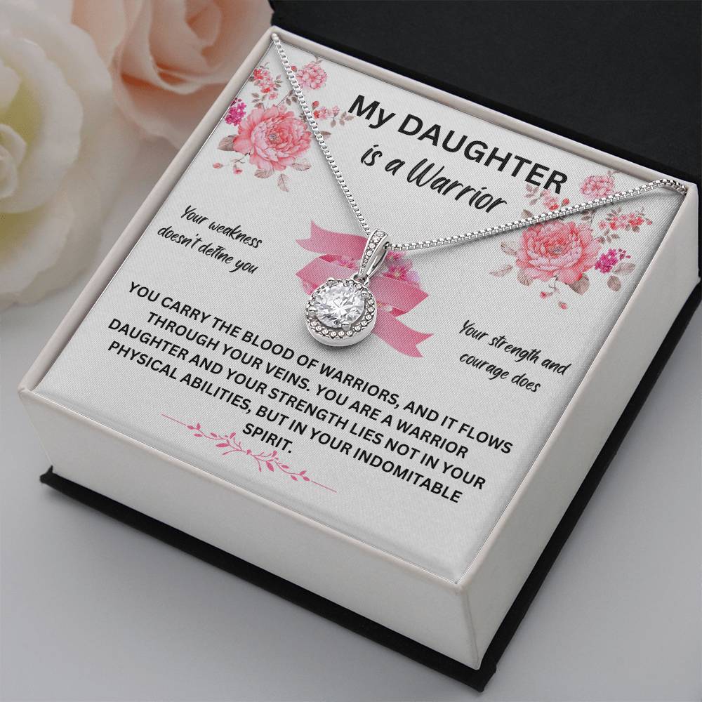 My Daughter Is A Warrior | You Carry The Blood Of A Warrior | Jewelry Necklace