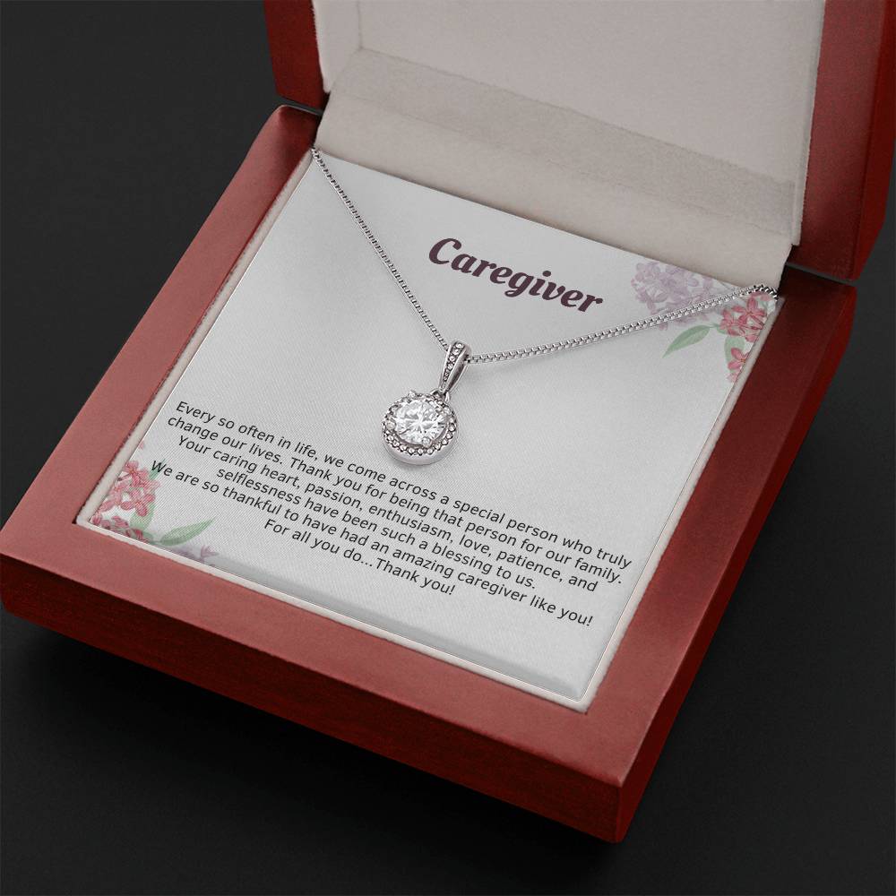 Caregiver | For All You Do Thank You | Professional Necklace Gift