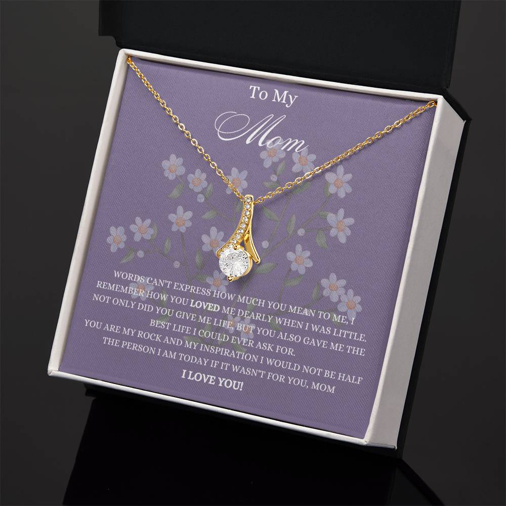 To My Mom | I Love You | Jewelry Necklace