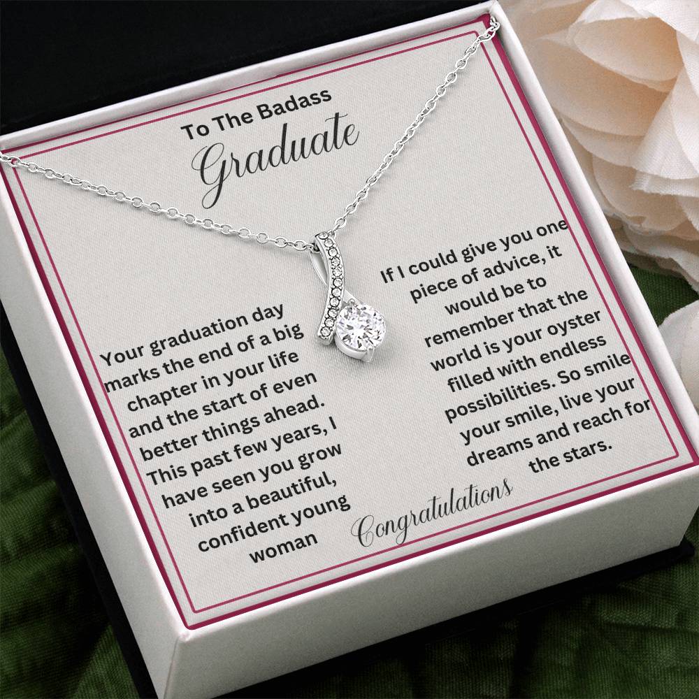 To The Badass Graduate | Jewelry Pendant Necklace