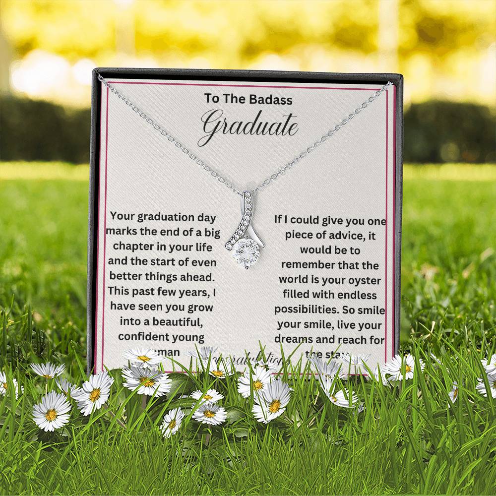 To The Badass Graduate | Jewelry Pendant Necklace