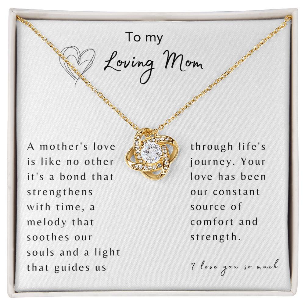 To My Loving Mom | A Mother's Love | Jewelry Necklace