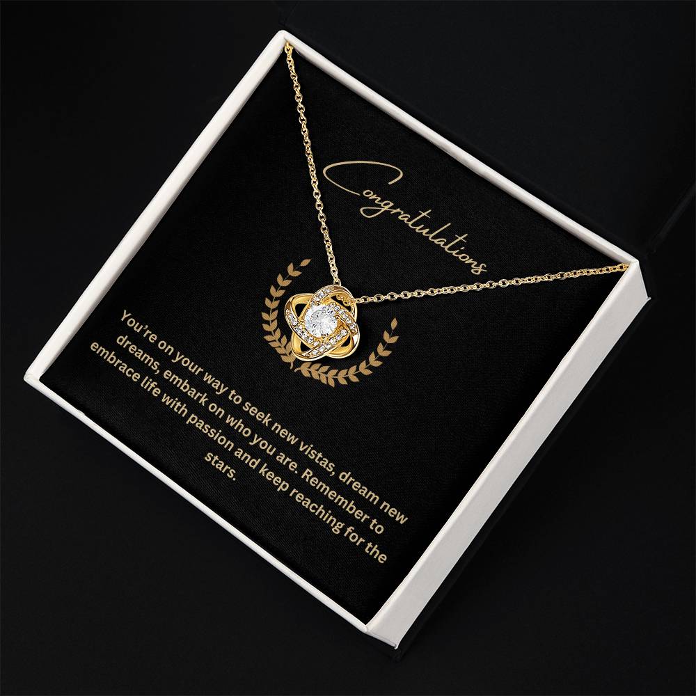 Congratulations | Pendant Necklace Graduation Gift