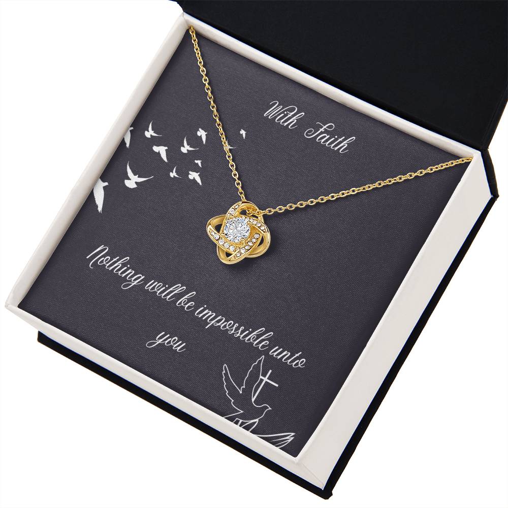 With Faith Jewelry Necklace | Religious Gift