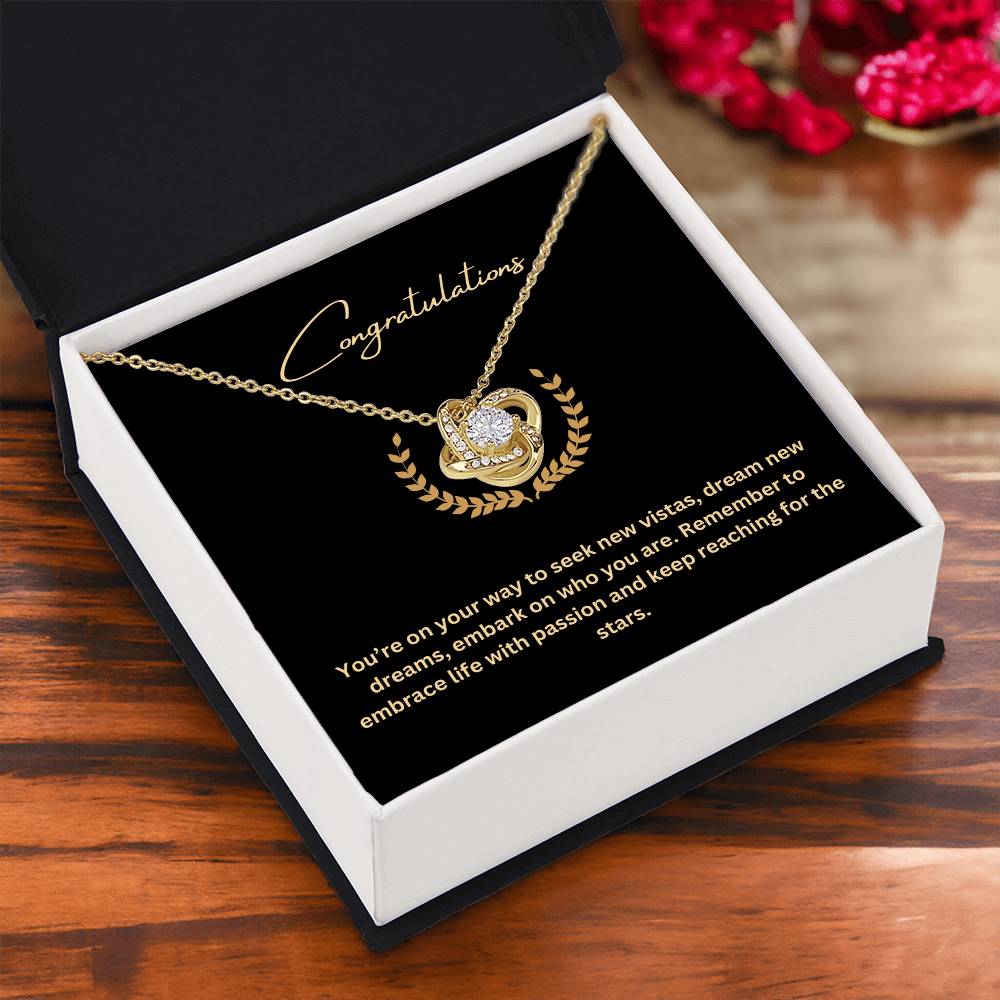 Congratulations | Pendant Necklace Graduation Gift