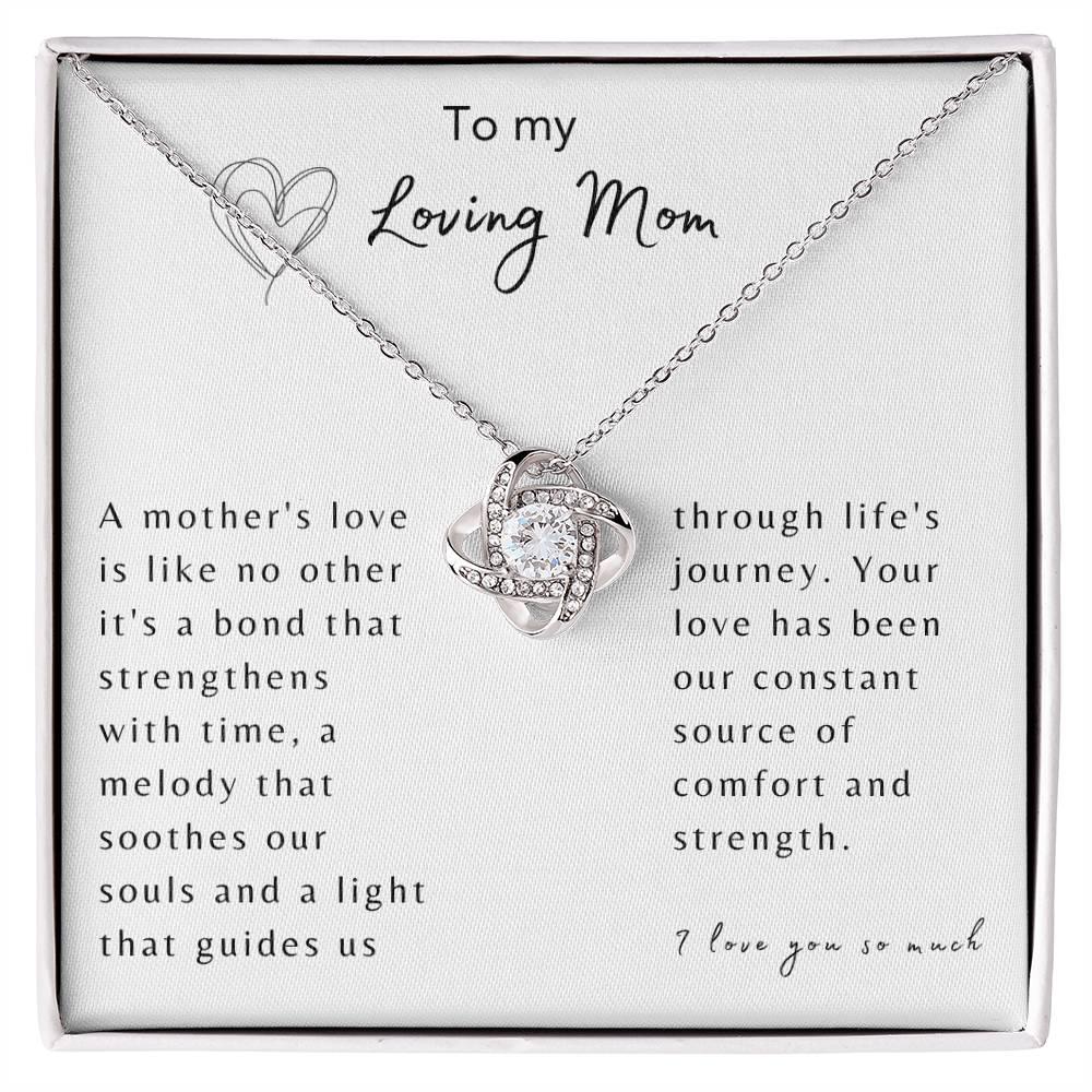 To My Loving Mom | A Mother's Love | Jewelry Necklace