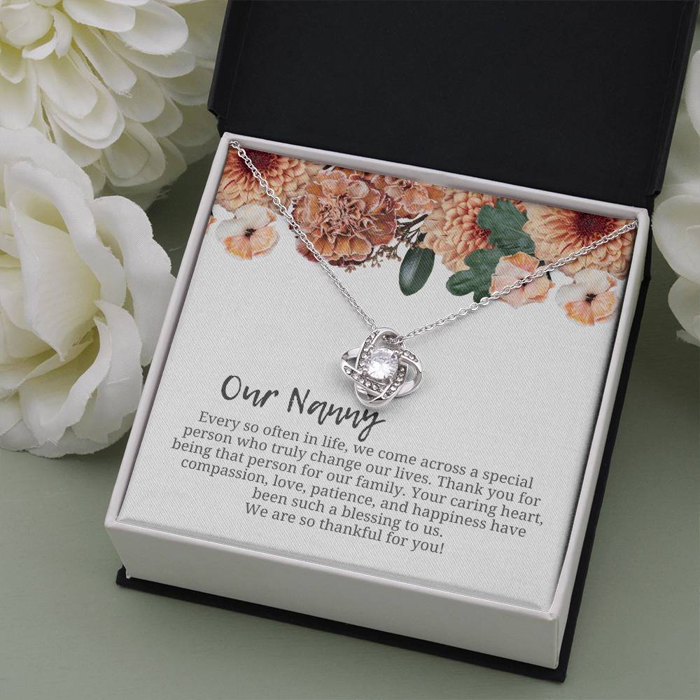 Our Nanny | We Are Thankful For You | Professional Necklace Gift