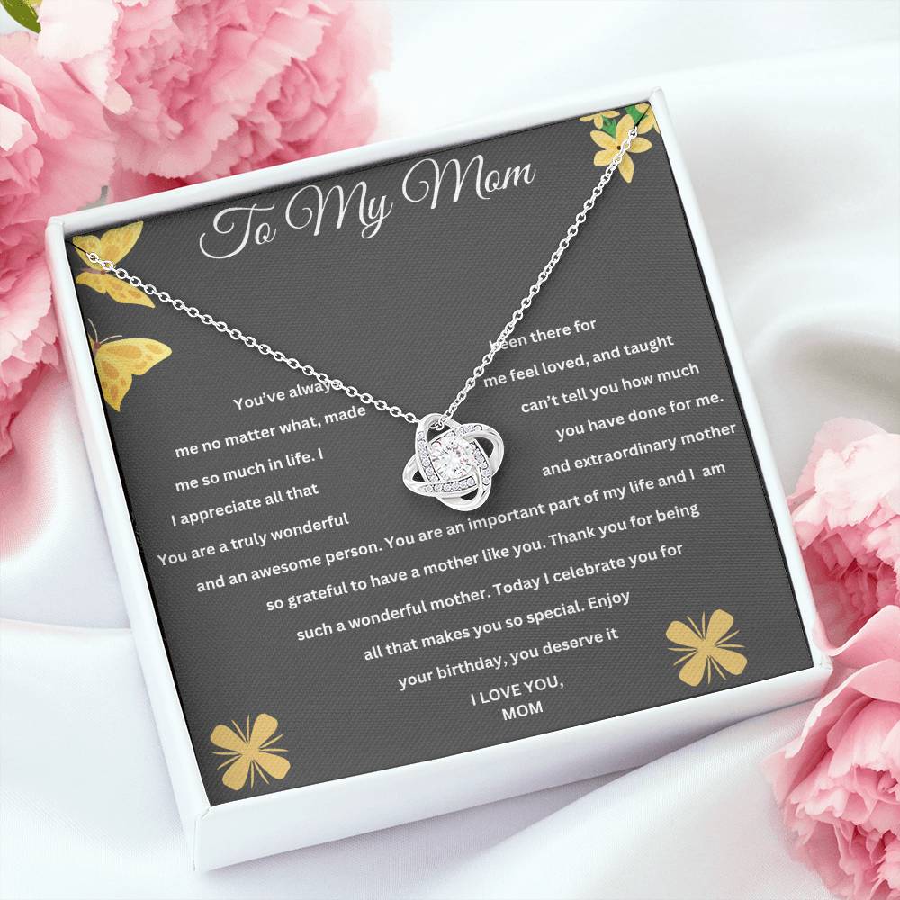 To My Mom | Happy Birthday | Jewelry Necklace