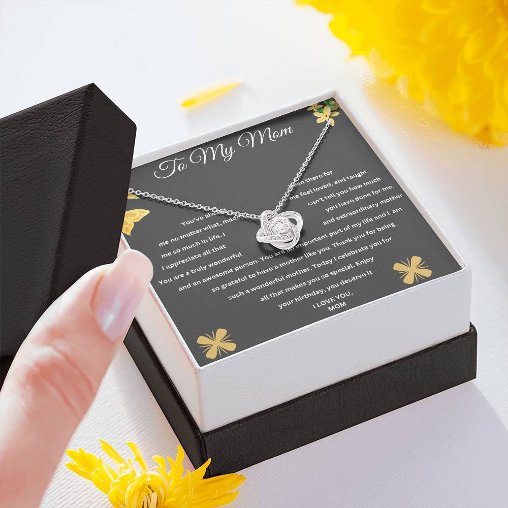 To My Mom | Happy Birthday | Jewelry Necklace