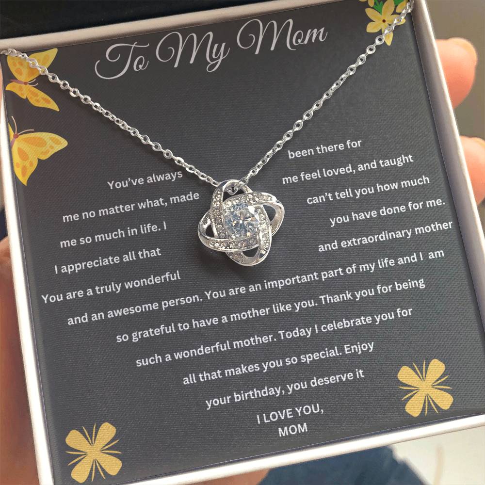 To My Mom | Happy Birthday | Jewelry Necklace