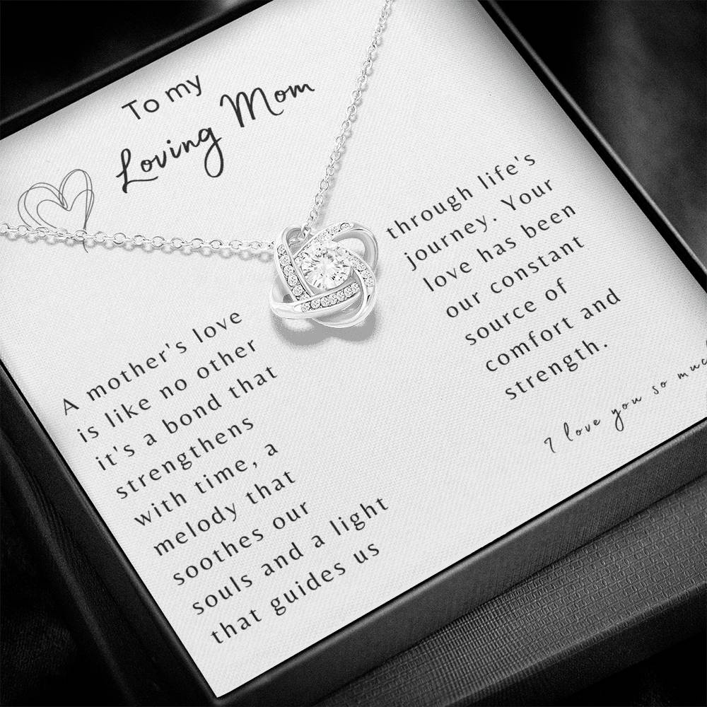 To My Loving Mom | A Mother's Love | Jewelry Necklace