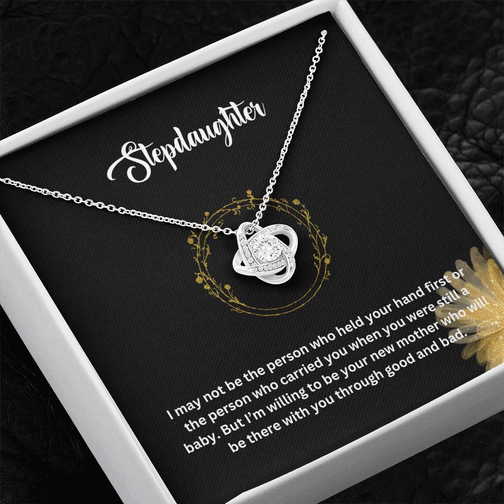 My Stepdaughter | I Will Be There With You Through Good And Bad | Pendant Necklace