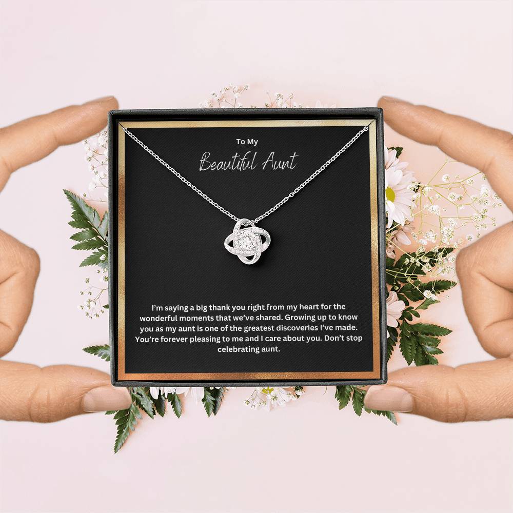 To My Beautiful Aunt | You Are Forever Pleasing To Me | Pendant Necklace