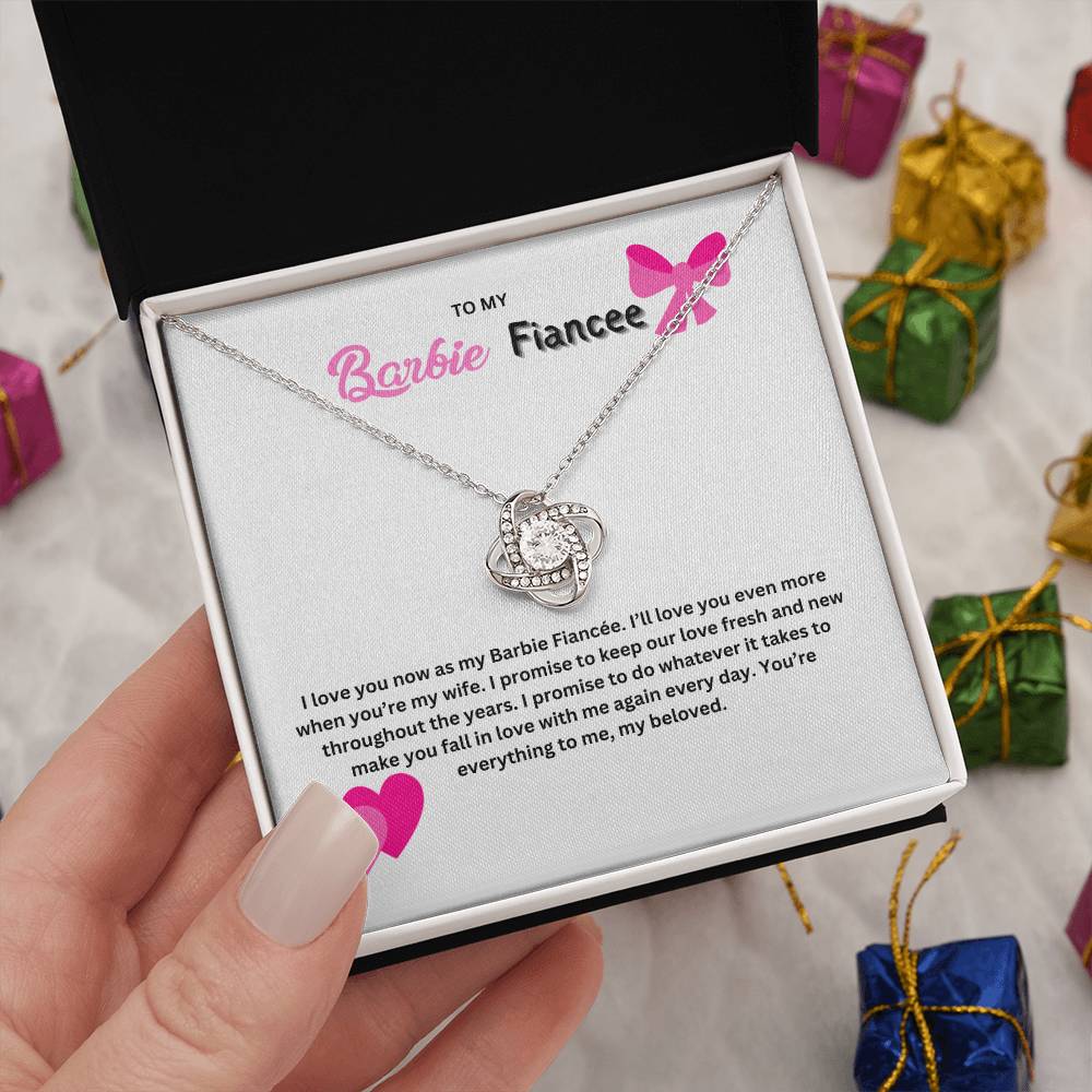 To My Barbie Fiancee | I Promise To Keep Our Love Fresh | Pendant Necklace