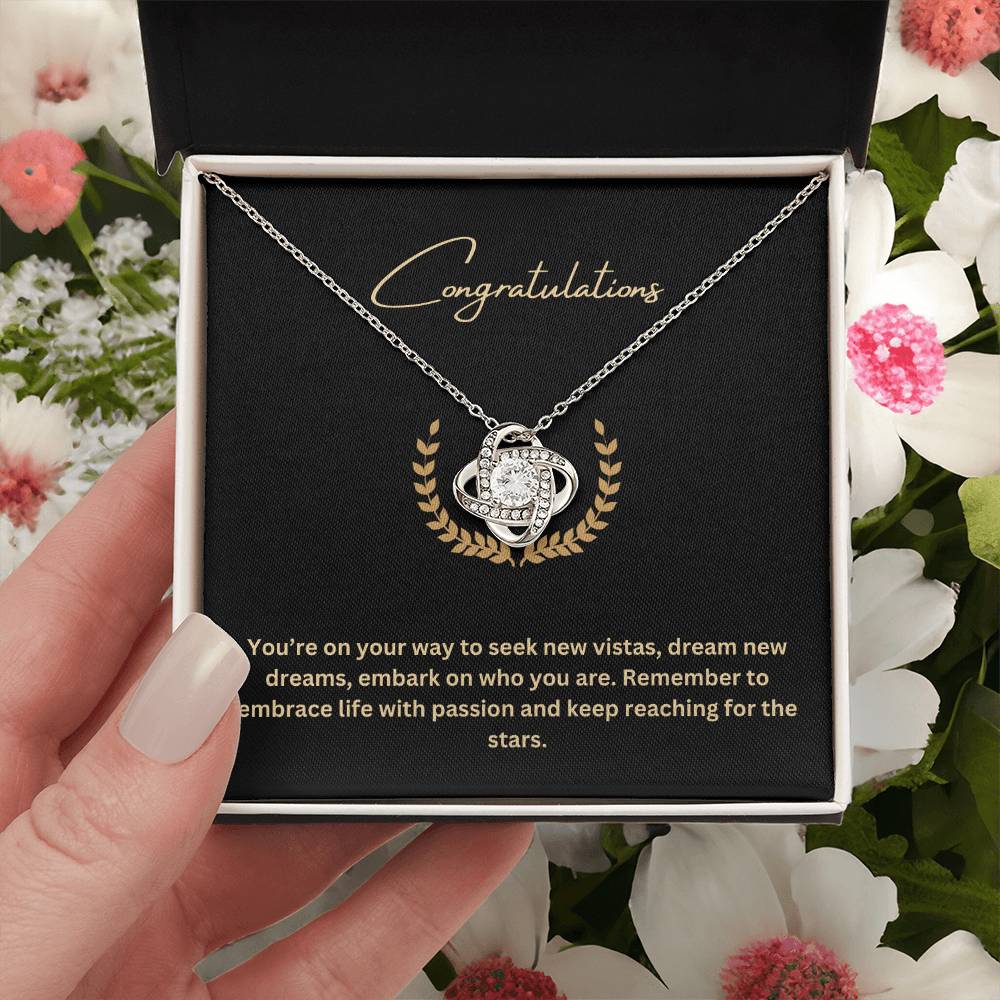 Congratulations | Pendant Necklace Graduation Gift