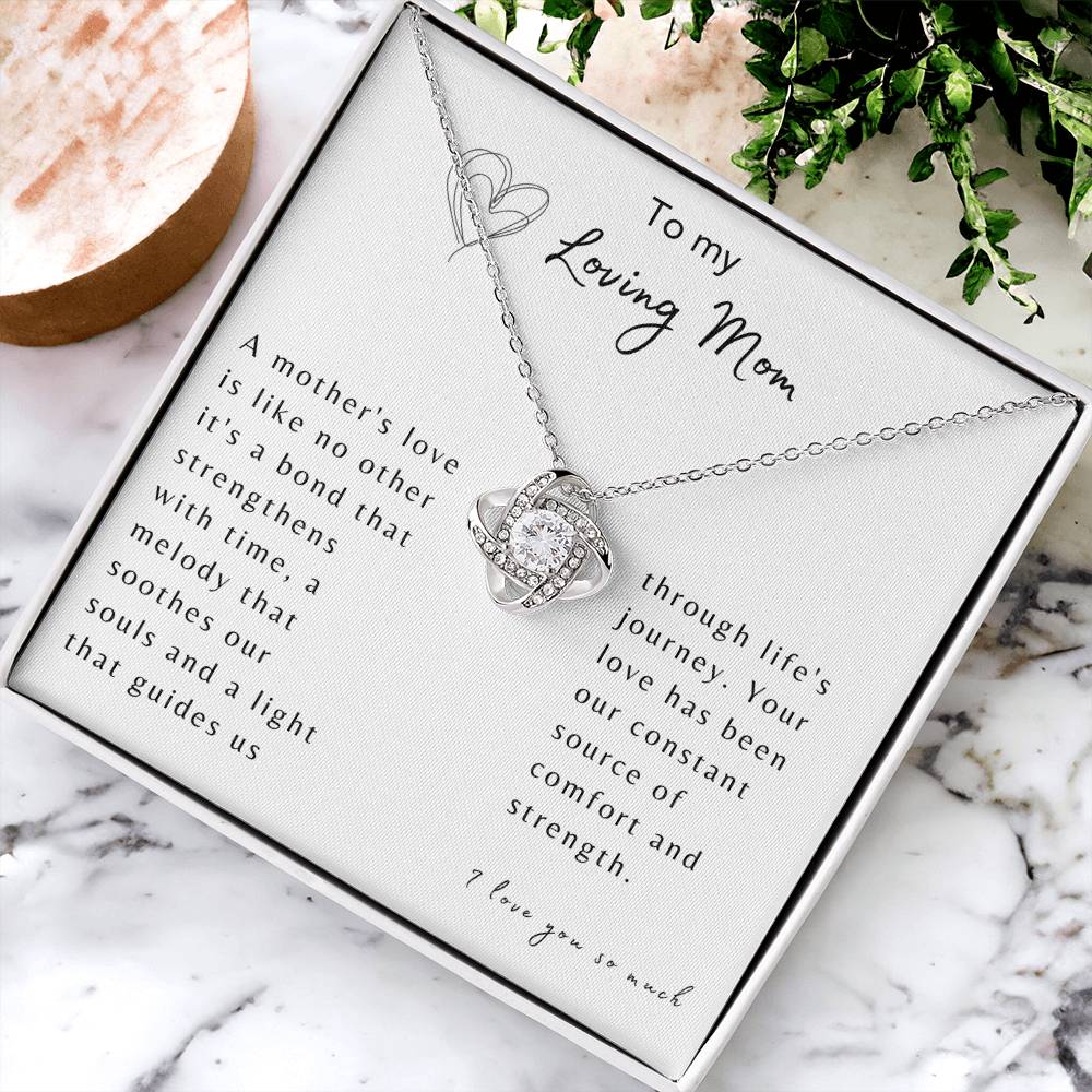 To My Loving Mom | A Mother's Love | Jewelry Necklace