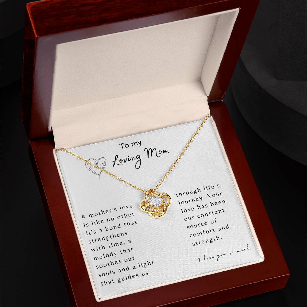 To My Loving Mom | A Mother's Love | Jewelry Necklace