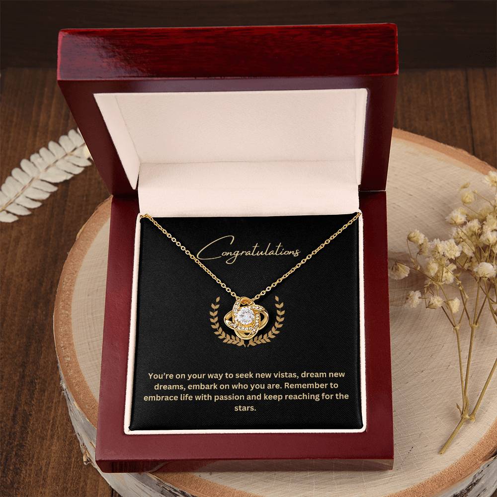 Congratulations | Pendant Necklace Graduation Gift