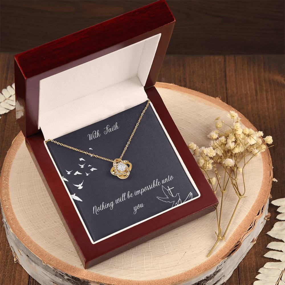 With Faith Jewelry Necklace | Religious Gift