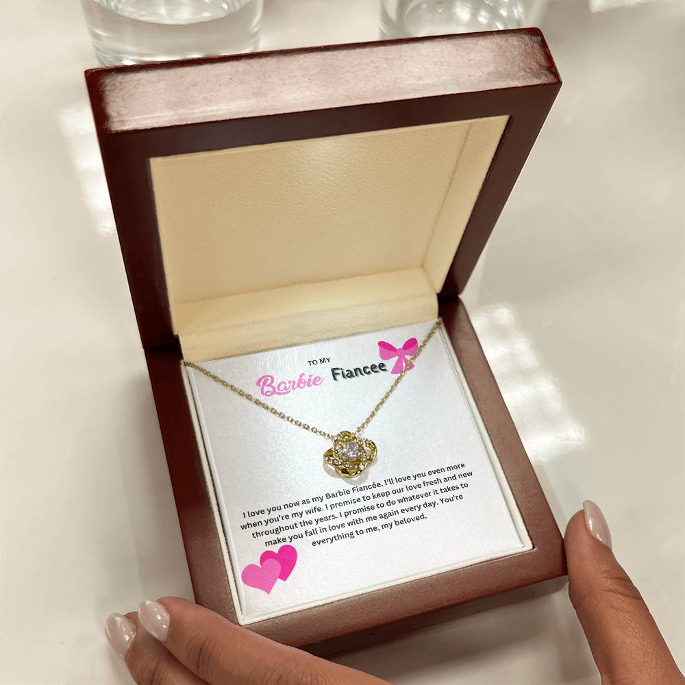 To My Barbie Fiancee | I Promise To Keep Our Love Fresh | Pendant Necklace