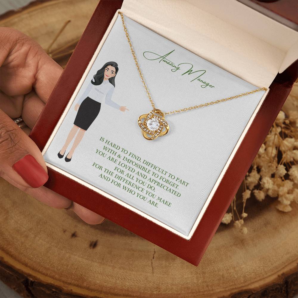 Amazing Manager Is Hard To Find | Professional Pendant Necklace Gift