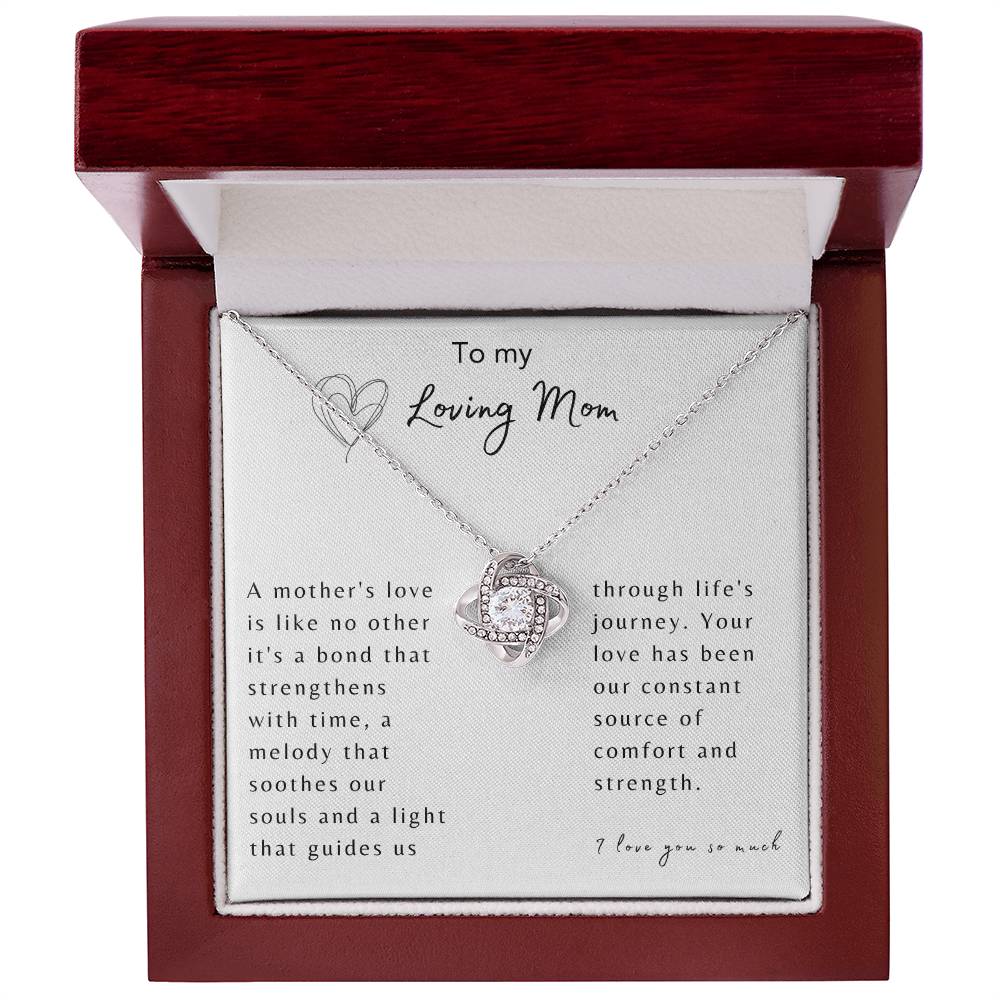 To My Loving Mom | A Mother's Love | Jewelry Necklace