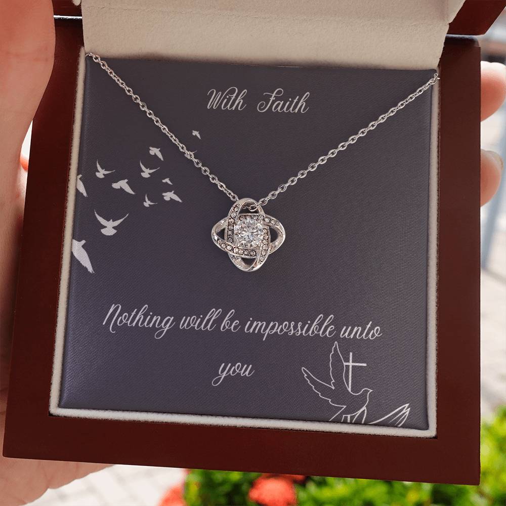 With Faith Jewelry Necklace | Religious Gift