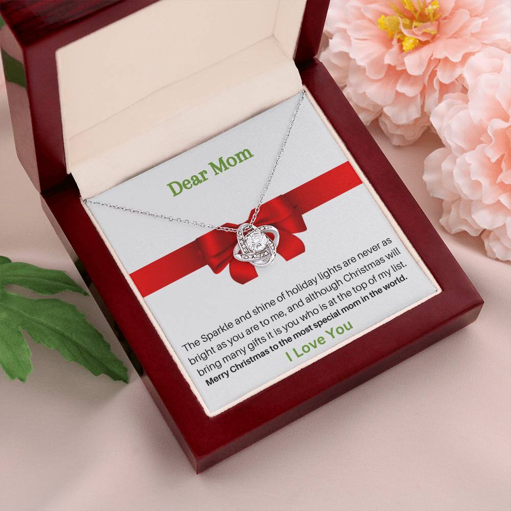 Dear Mom | Merry Christmas | Jewelry Necklace