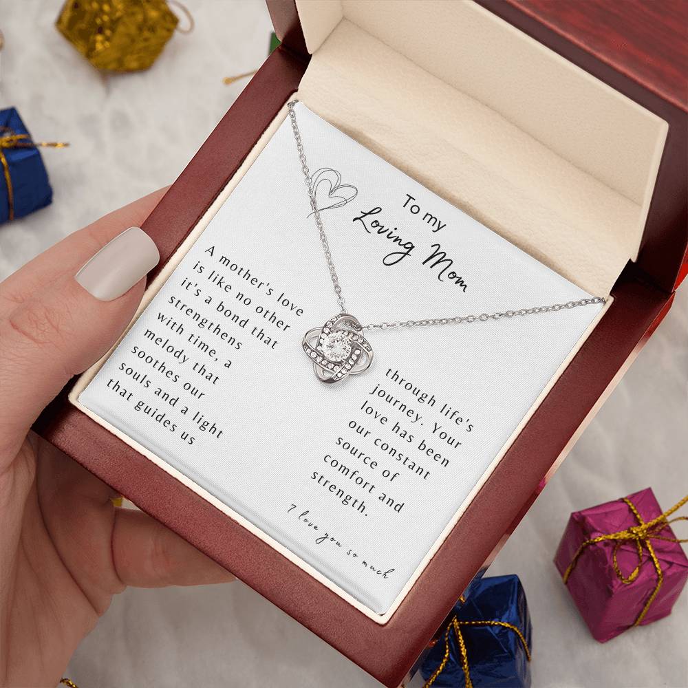 To My Loving Mom | A Mother's Love | Jewelry Necklace