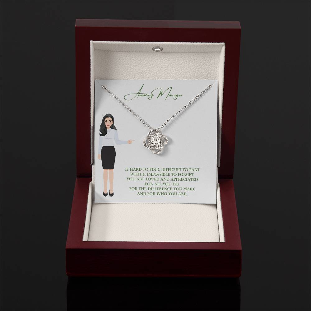 Amazing Manager Is Hard To Find | Professional Pendant Necklace Gift