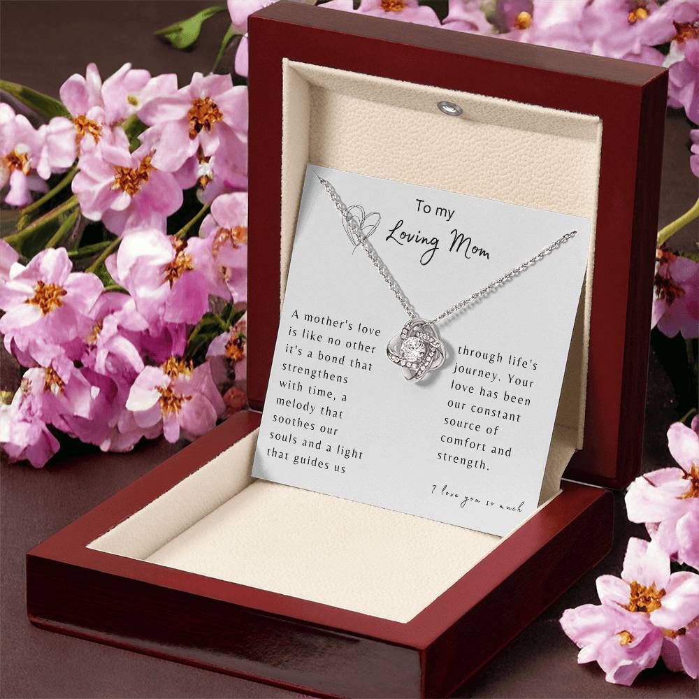 To My Loving Mom | A Mother's Love | Jewelry Necklace