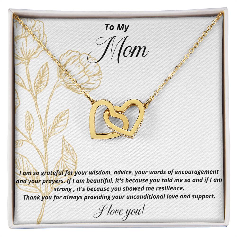 To My Mom | I Am Grateful For Your Wisdom | Necklace