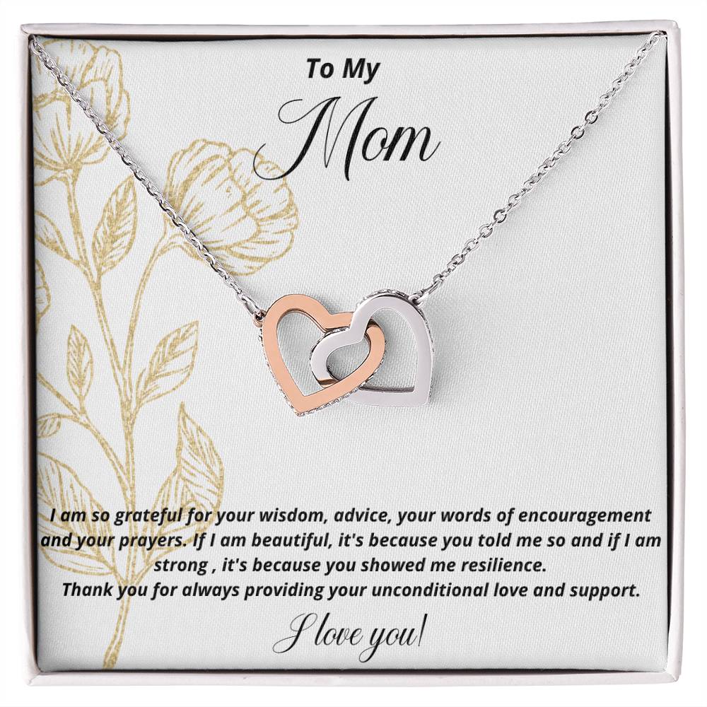 To My Mom | I Am Grateful For Your Wisdom | Necklace