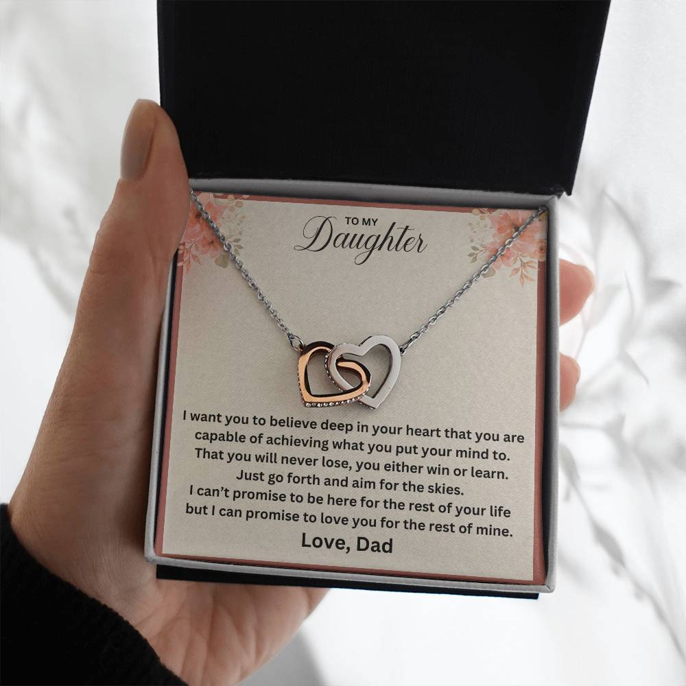 To My Daughter | You Will Never Lose | Pendant Necklace