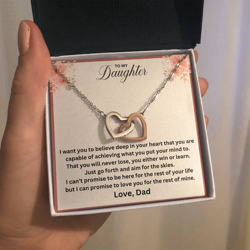 To My Daughter | You Will Never Lose | Pendant Necklace