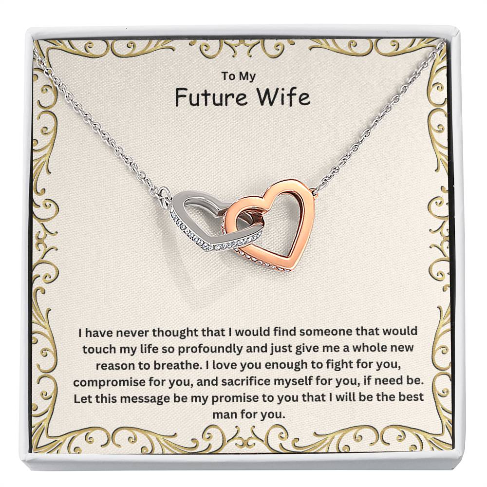 To My Future Wife | I Will Be The Best Man For You | Jewelry Necklace